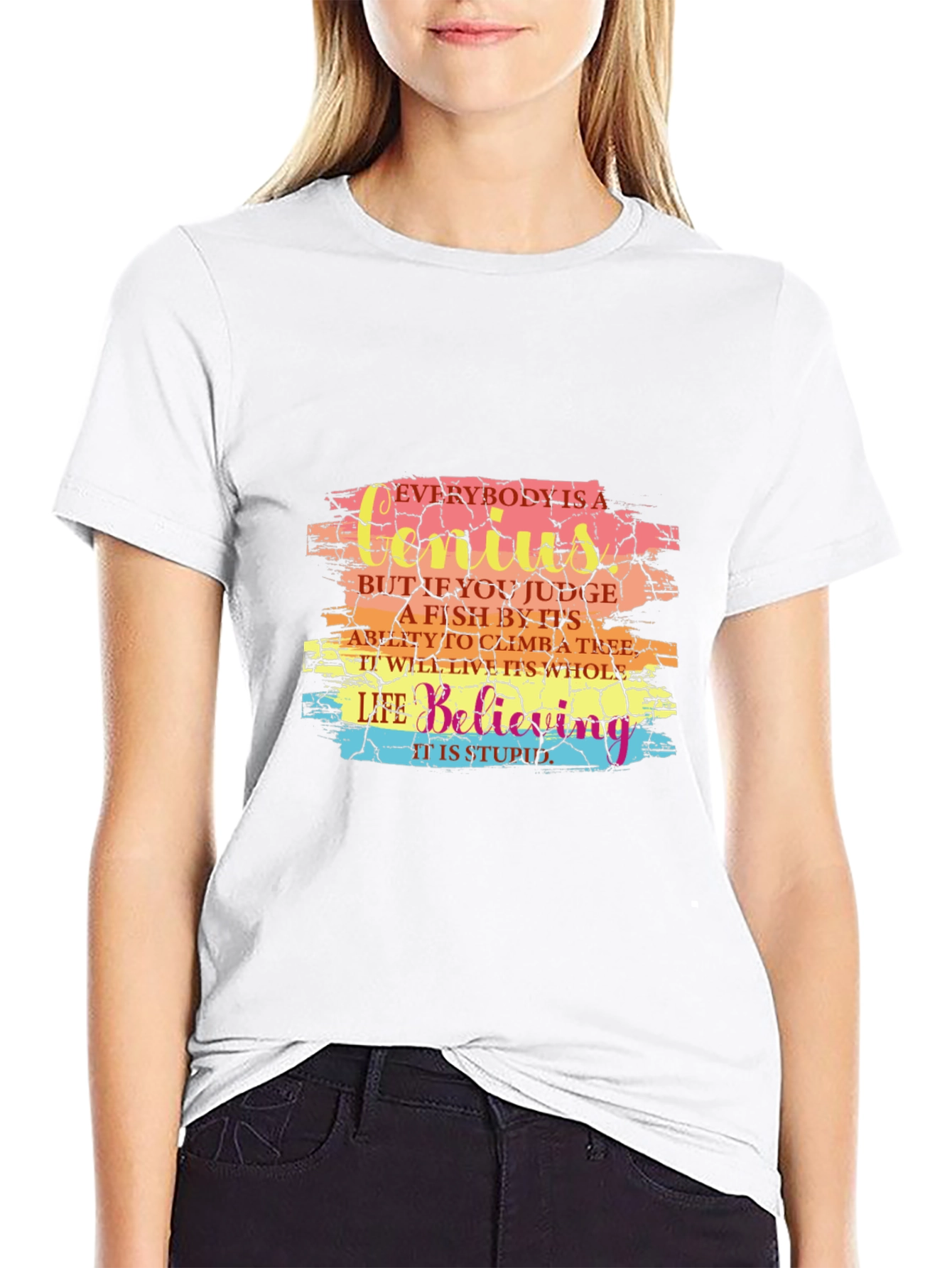 Everybody is a Genius Graphic Tee - Black