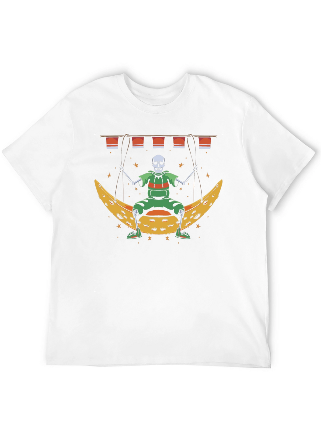 Skeleton on Moon T-Shirt