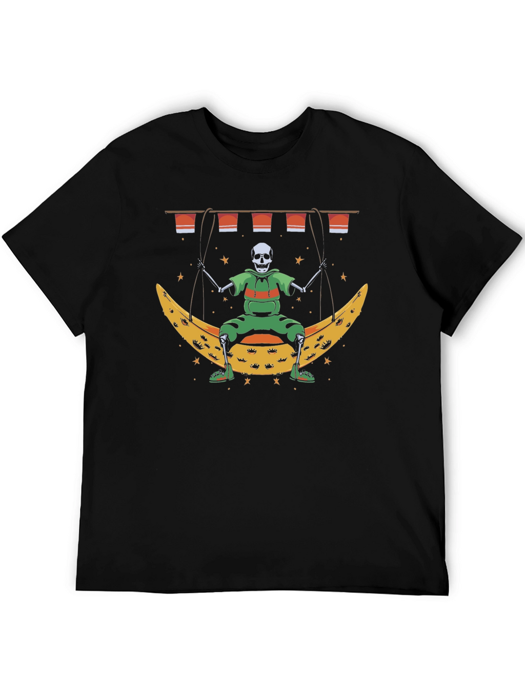 Skeleton on Moon T-Shirt