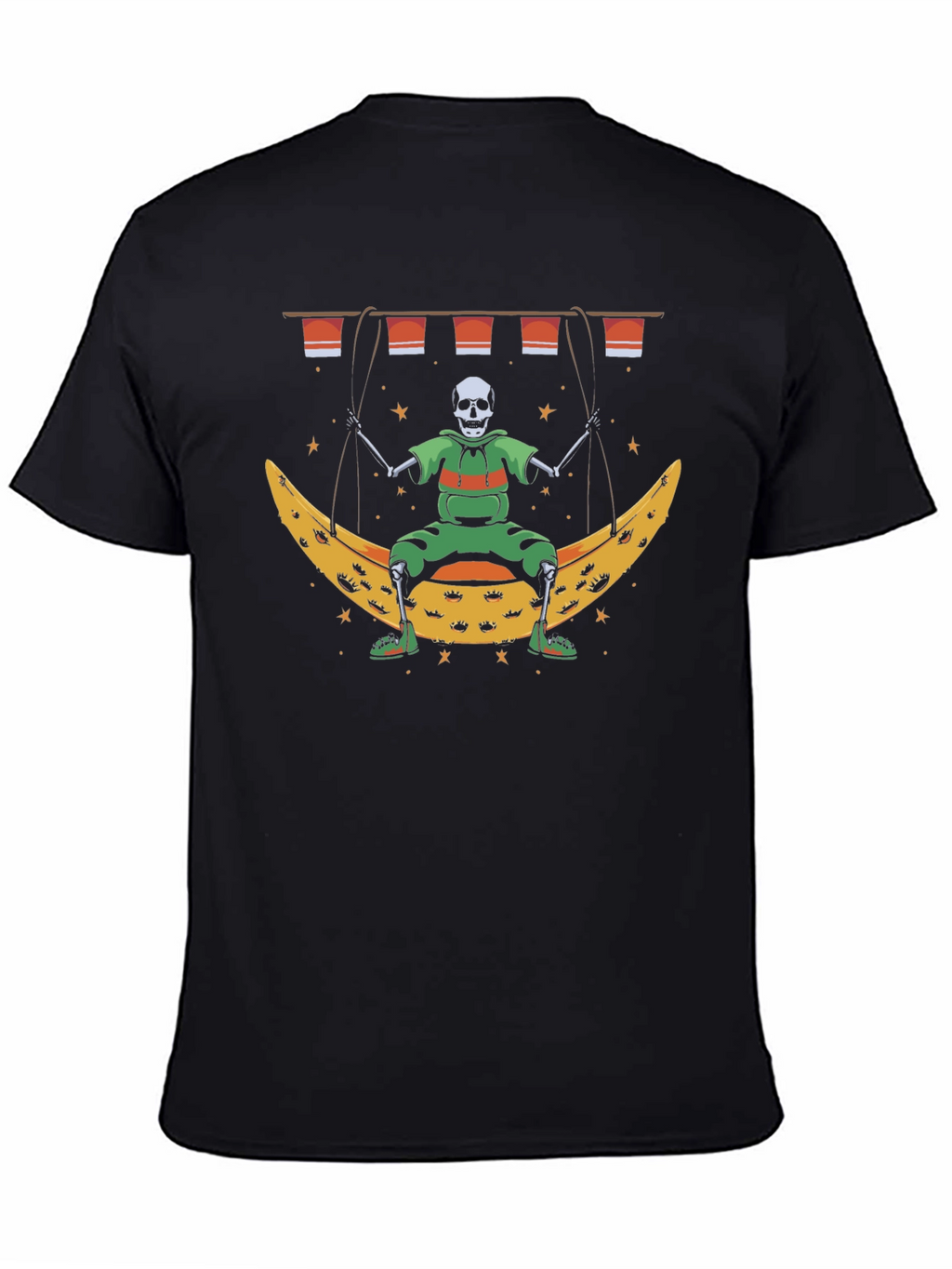 Skeleton on Moon T-Shirt