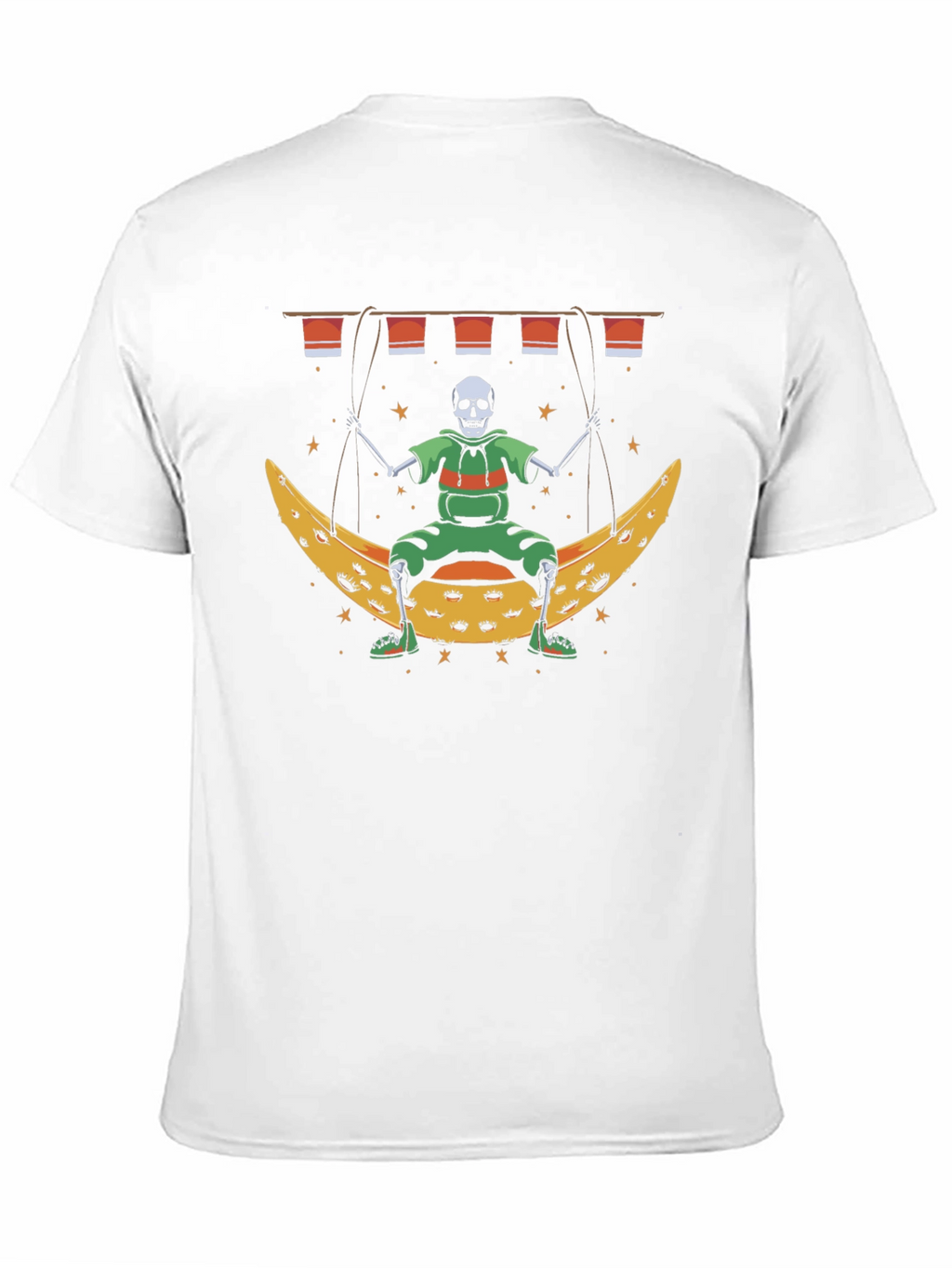 Skeleton on Moon T-Shirt