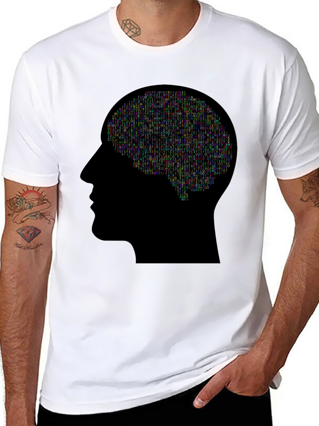 Tech Mind T-Shirt - Brain Code Design