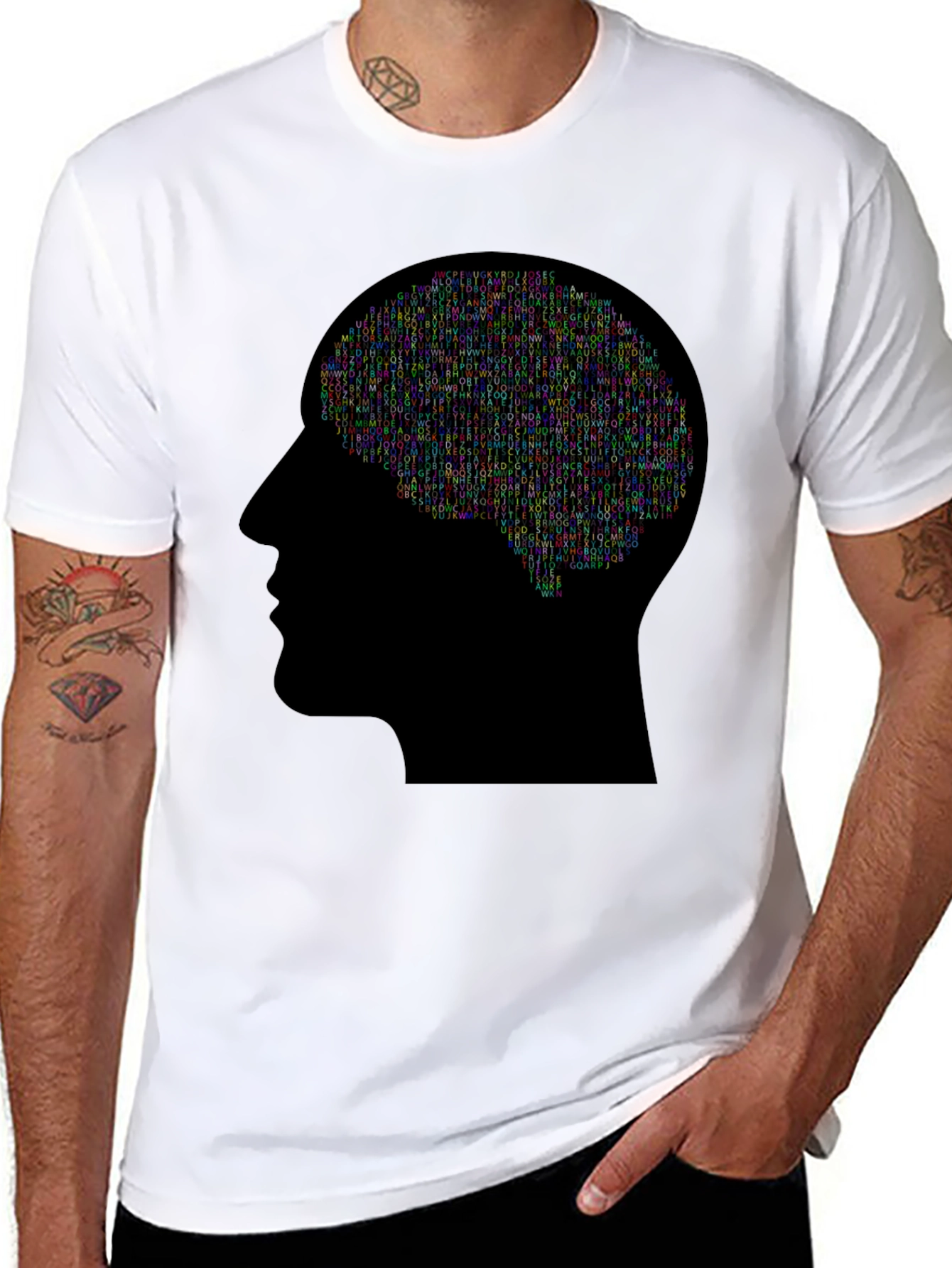 Tech Mind T-Shirt - Brain Code Design