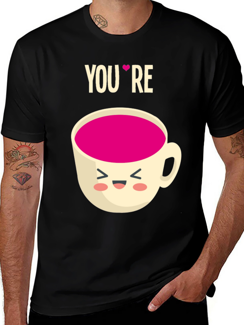 Youre My Cup of Tea Graphic Tee - Black