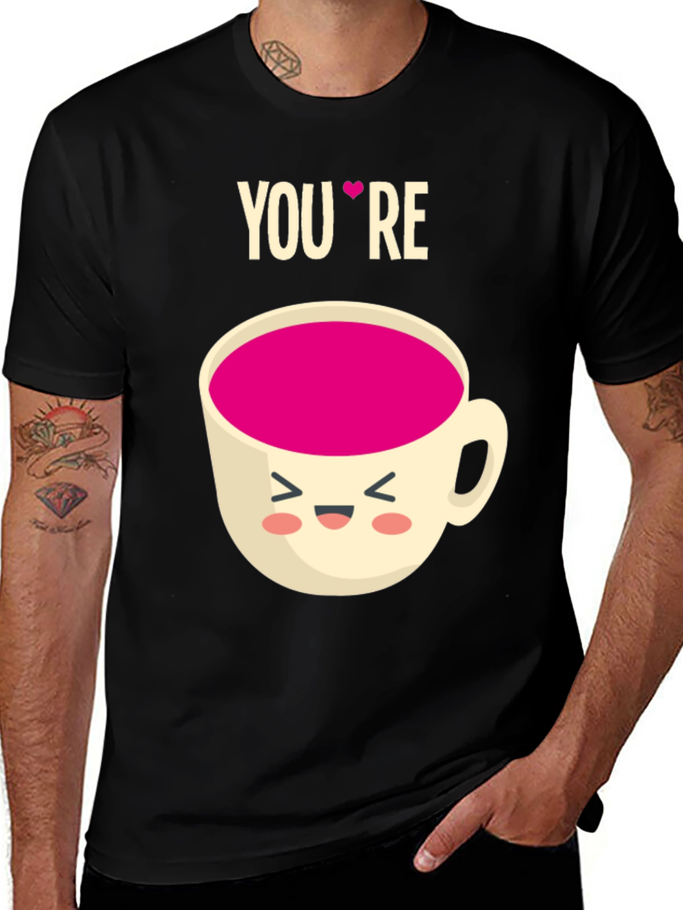 Youre My Cup of Tea Graphic Tee - Black
