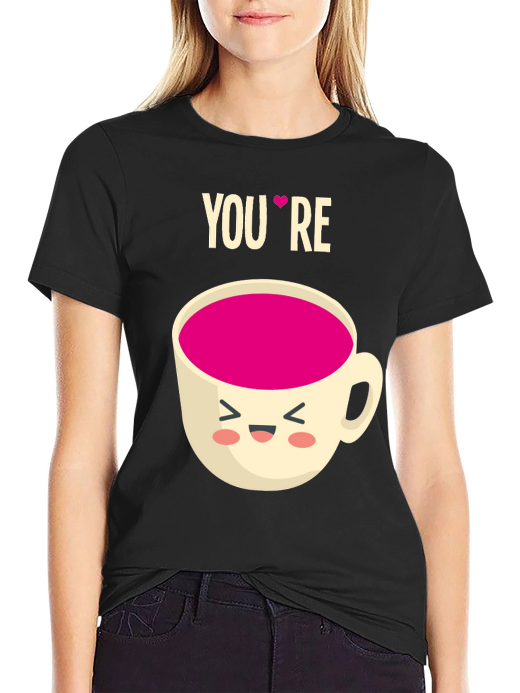 Youre My Cup of Tea Graphic Tee - Black