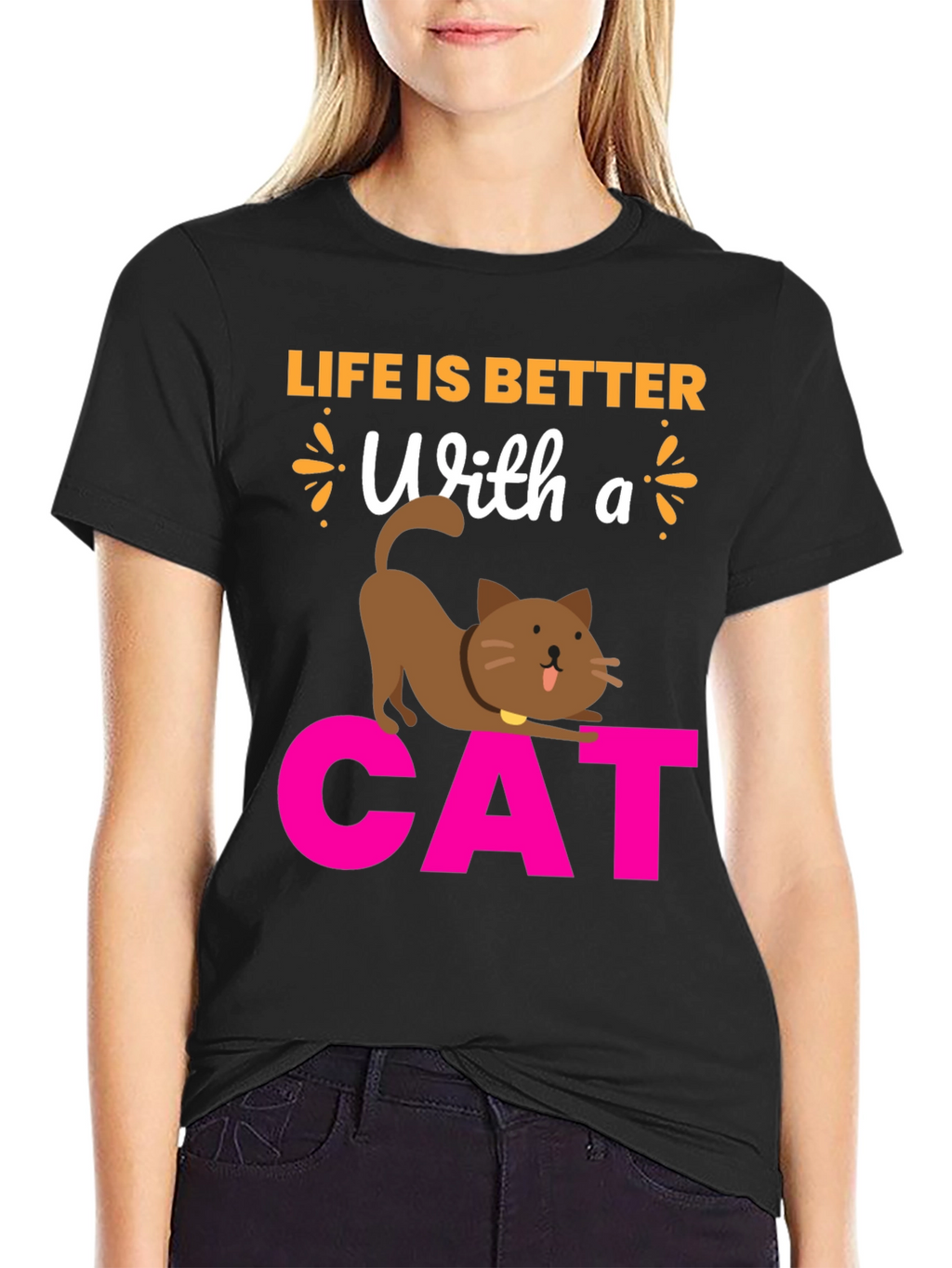 Life is Better With a Cat T-Shirt