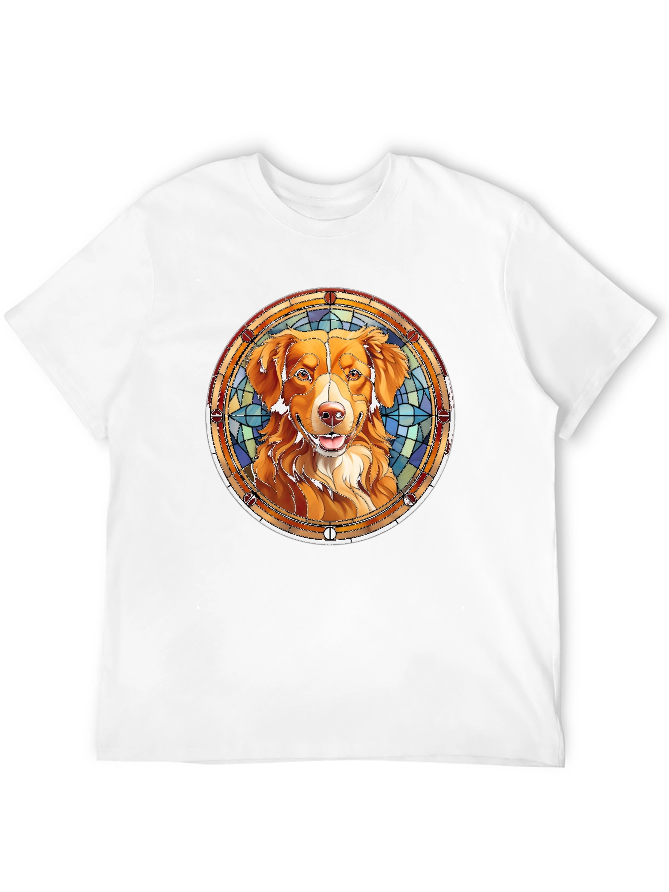 Dog Breed Art Mens Black T-Shirt