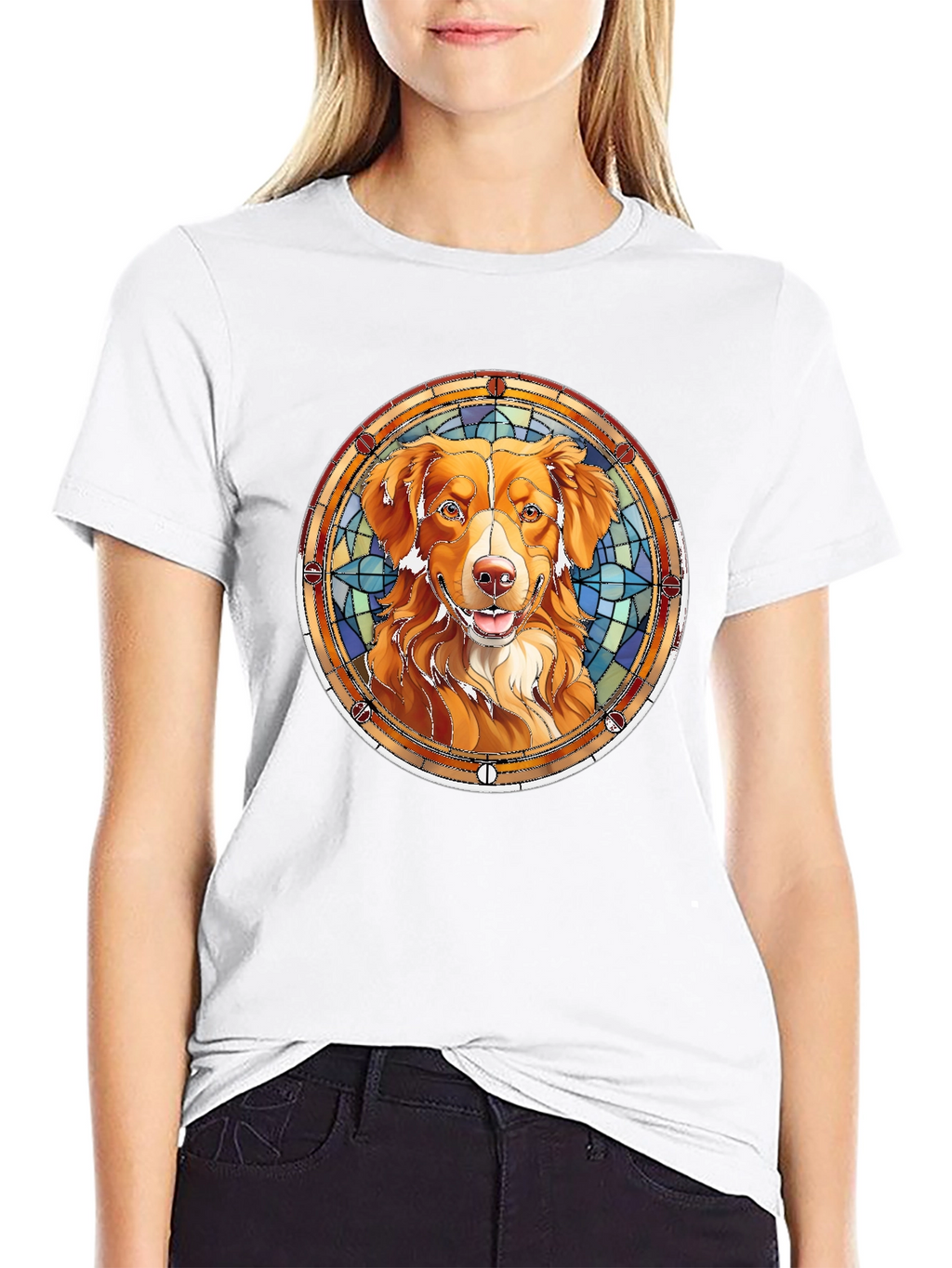 Dog Breed Art Mens Black T-Shirt