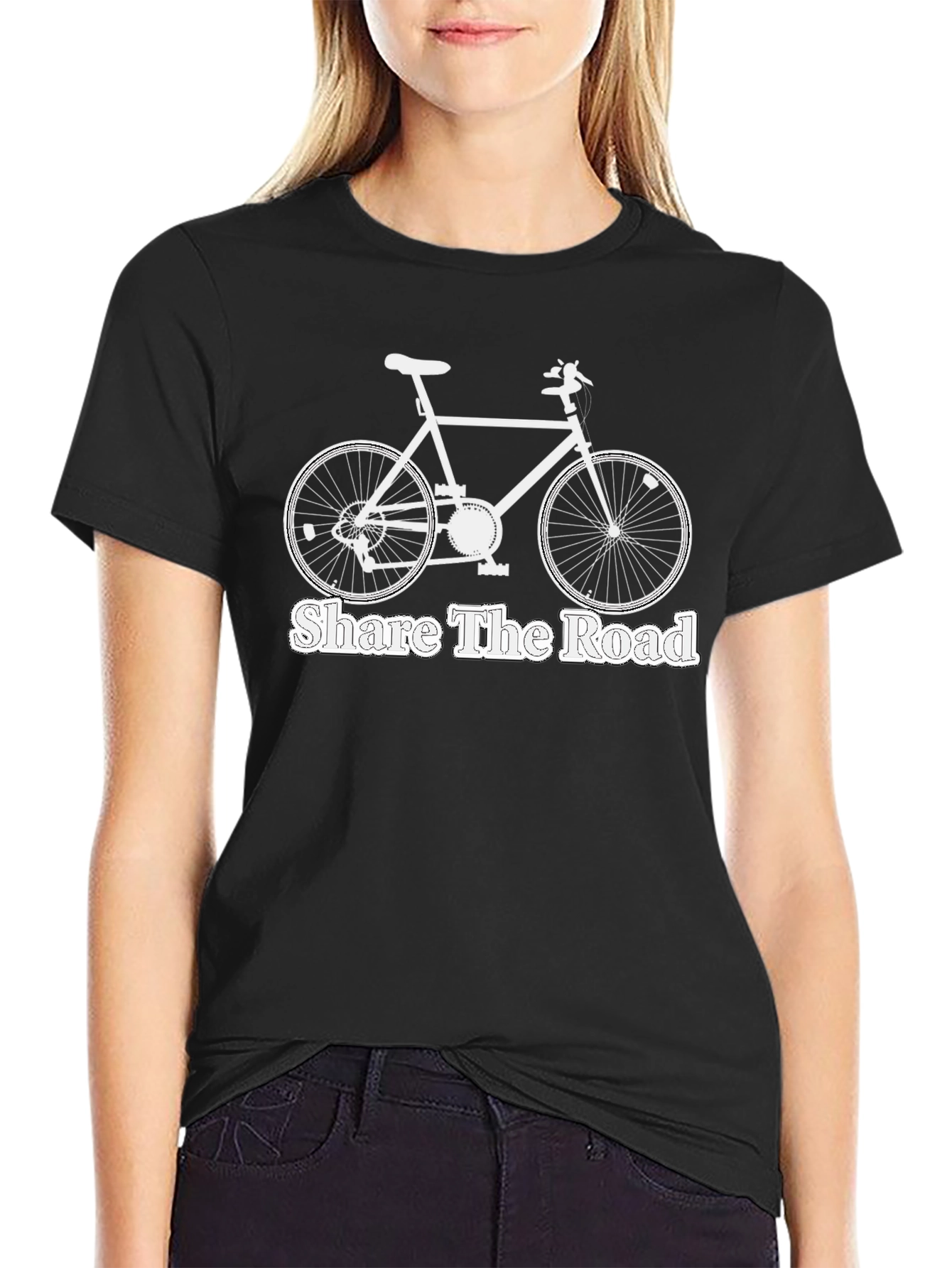 Share the Road Bicycle Graphic T-Shirt