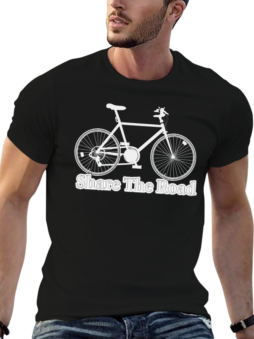 Share the Road Bicycle Graphic T-Shirt