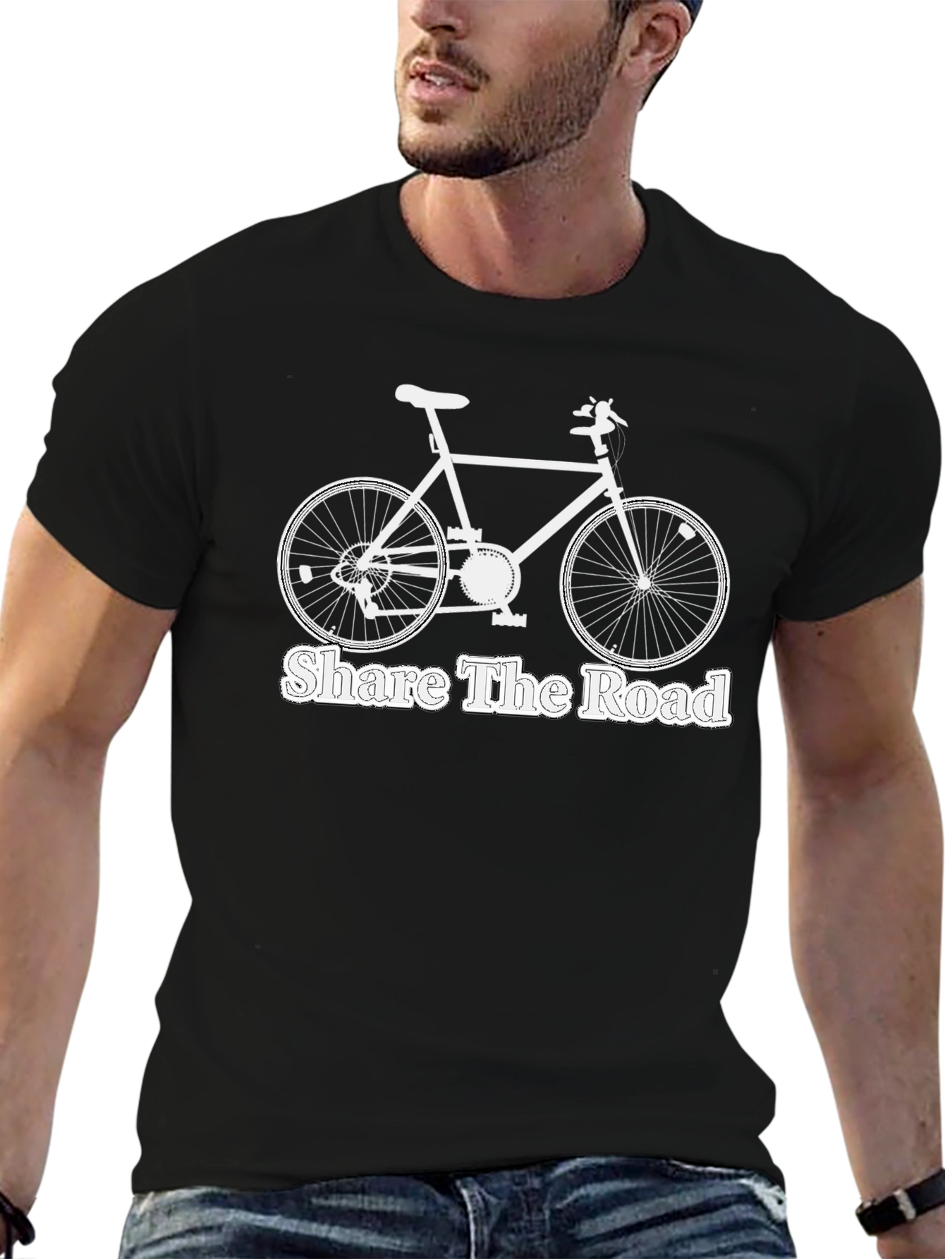 Share the Road Bicycle Graphic T-Shirt
