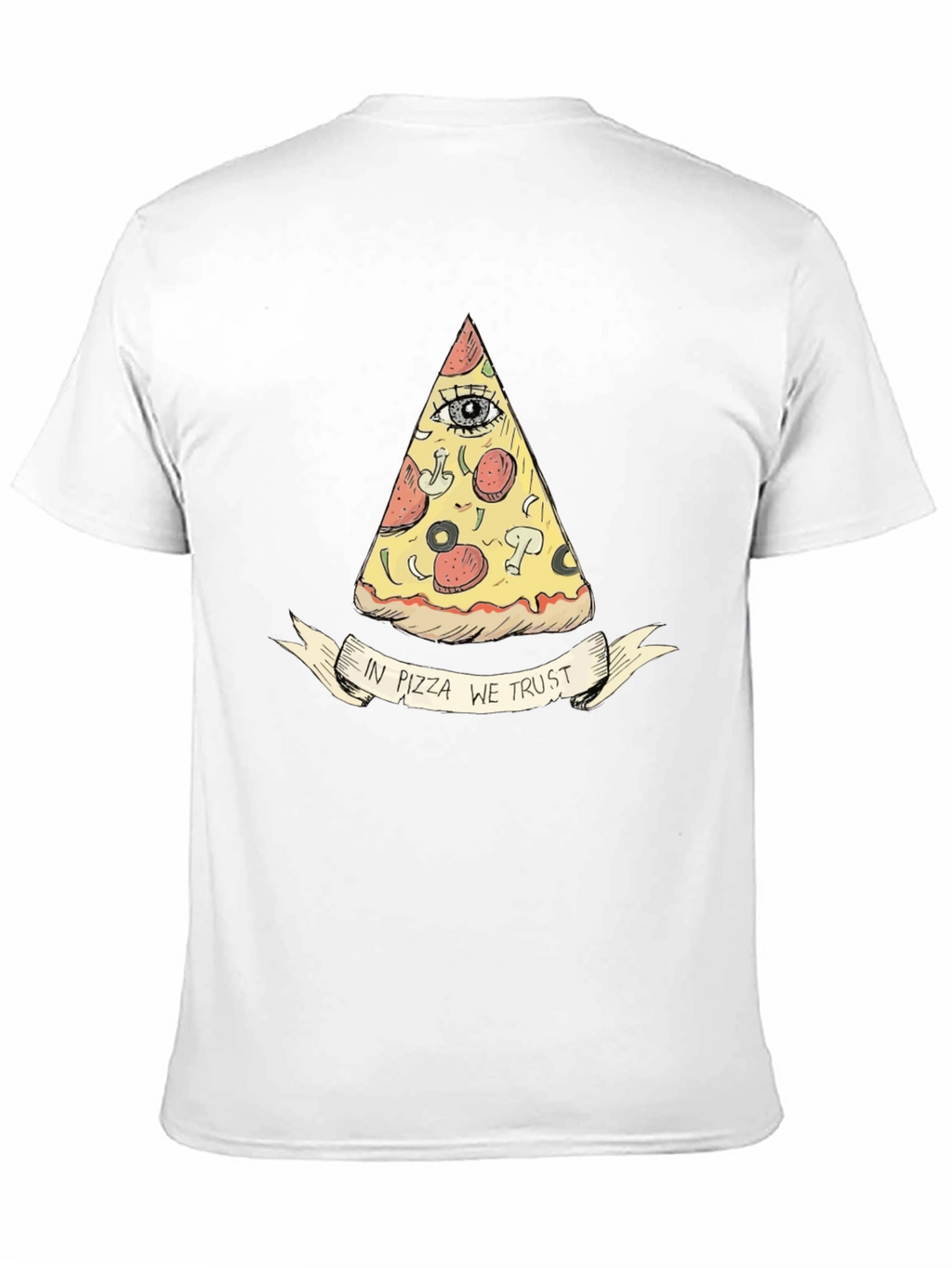 In Pizza We Trust Graphic T-Shirt