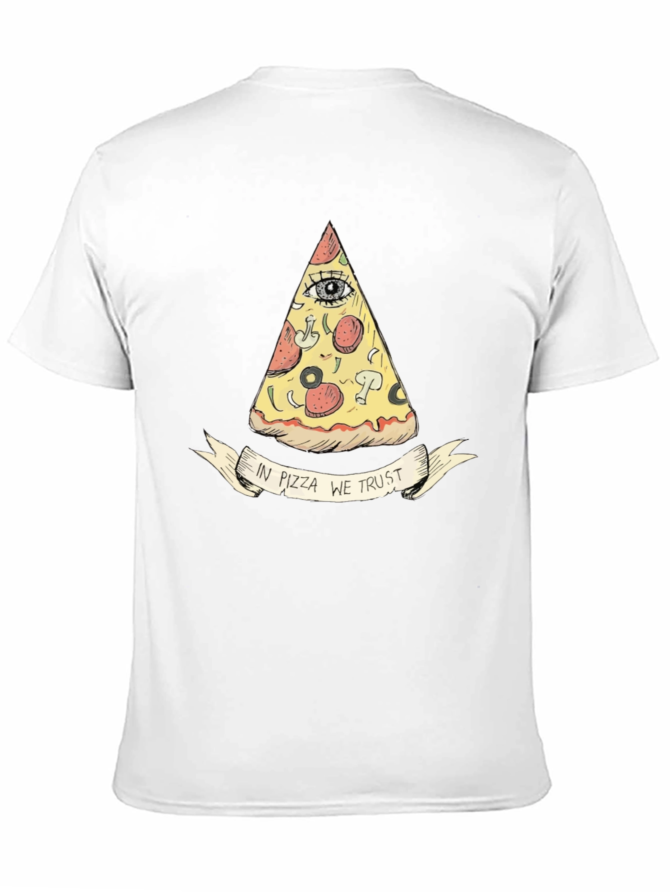 In Pizza We Trust Graphic T-Shirt