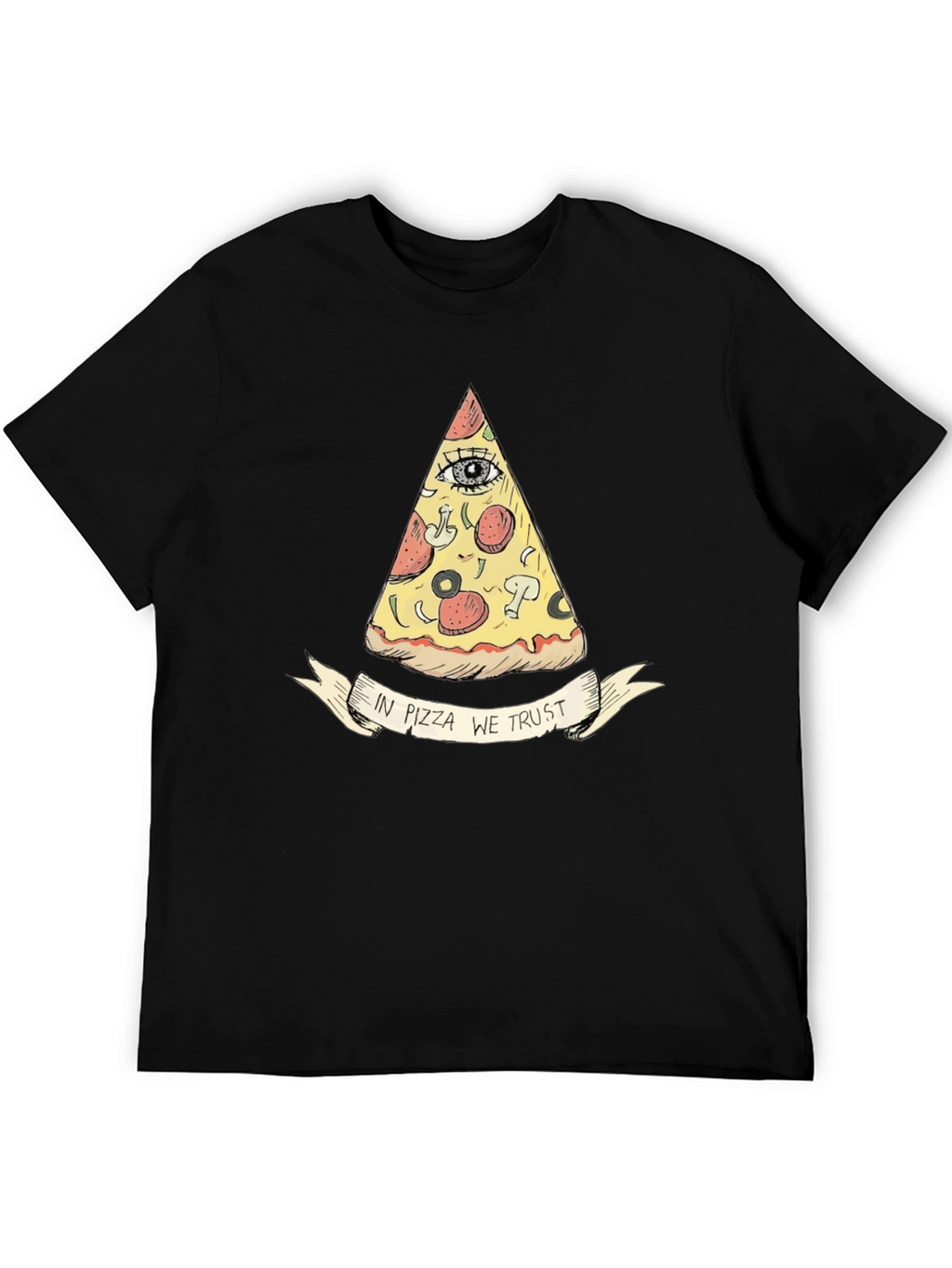 In Pizza We Trust Graphic T-Shirt