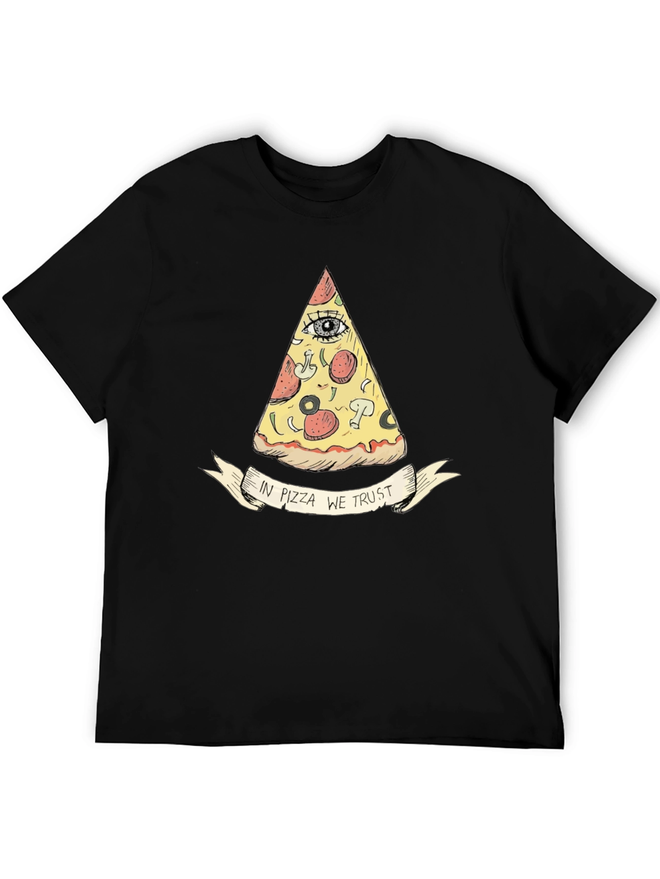 In Pizza We Trust Graphic T-Shirt
