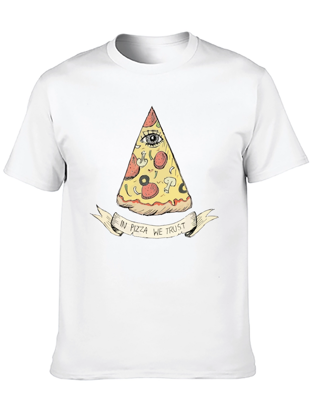 In Pizza We Trust Graphic T-Shirt