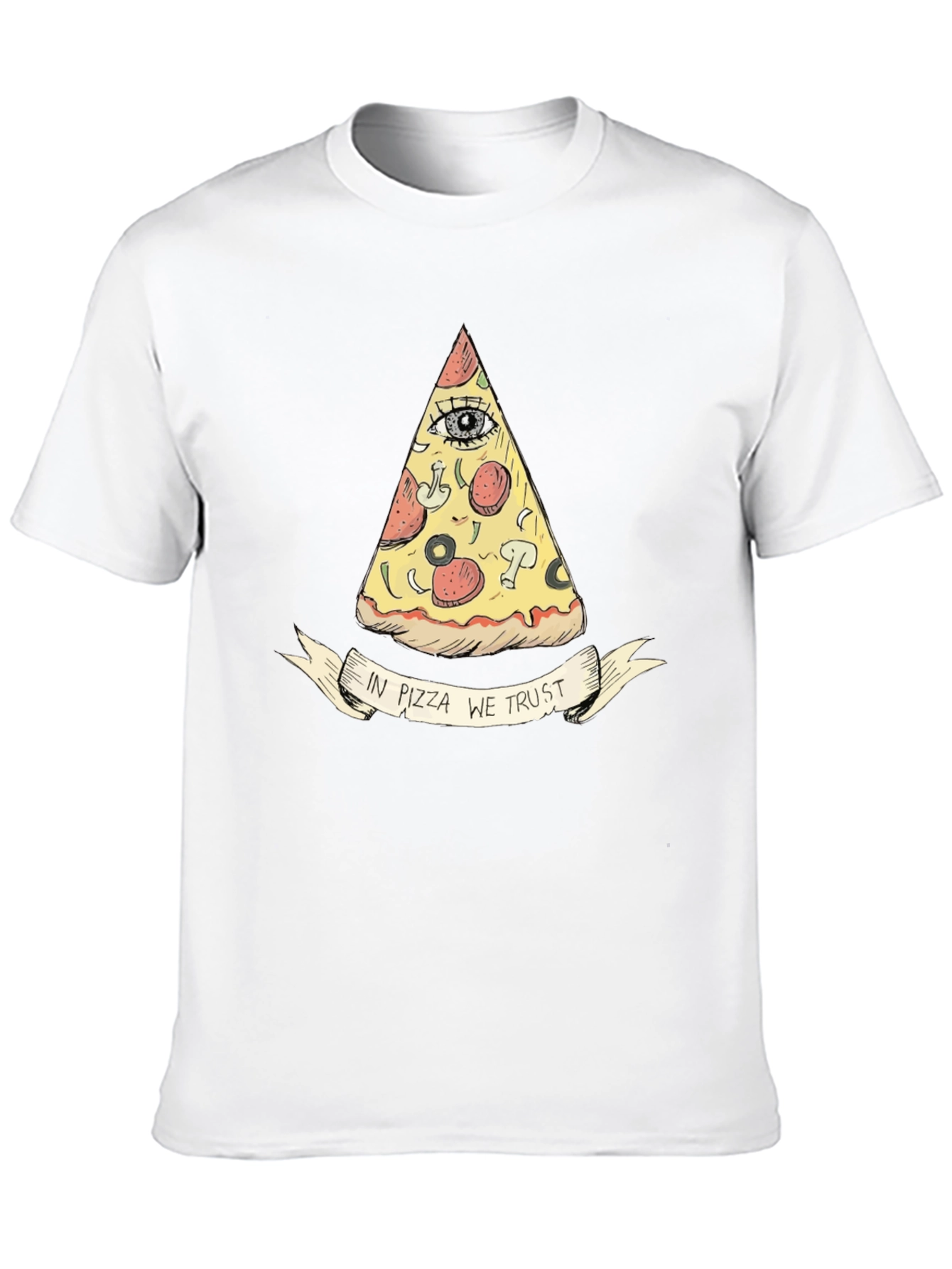 In Pizza We Trust Graphic T-Shirt