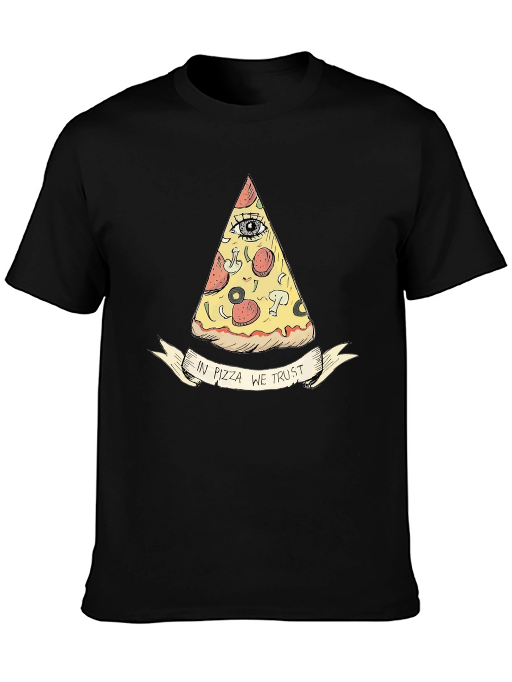 In Pizza We Trust Graphic T-Shirt