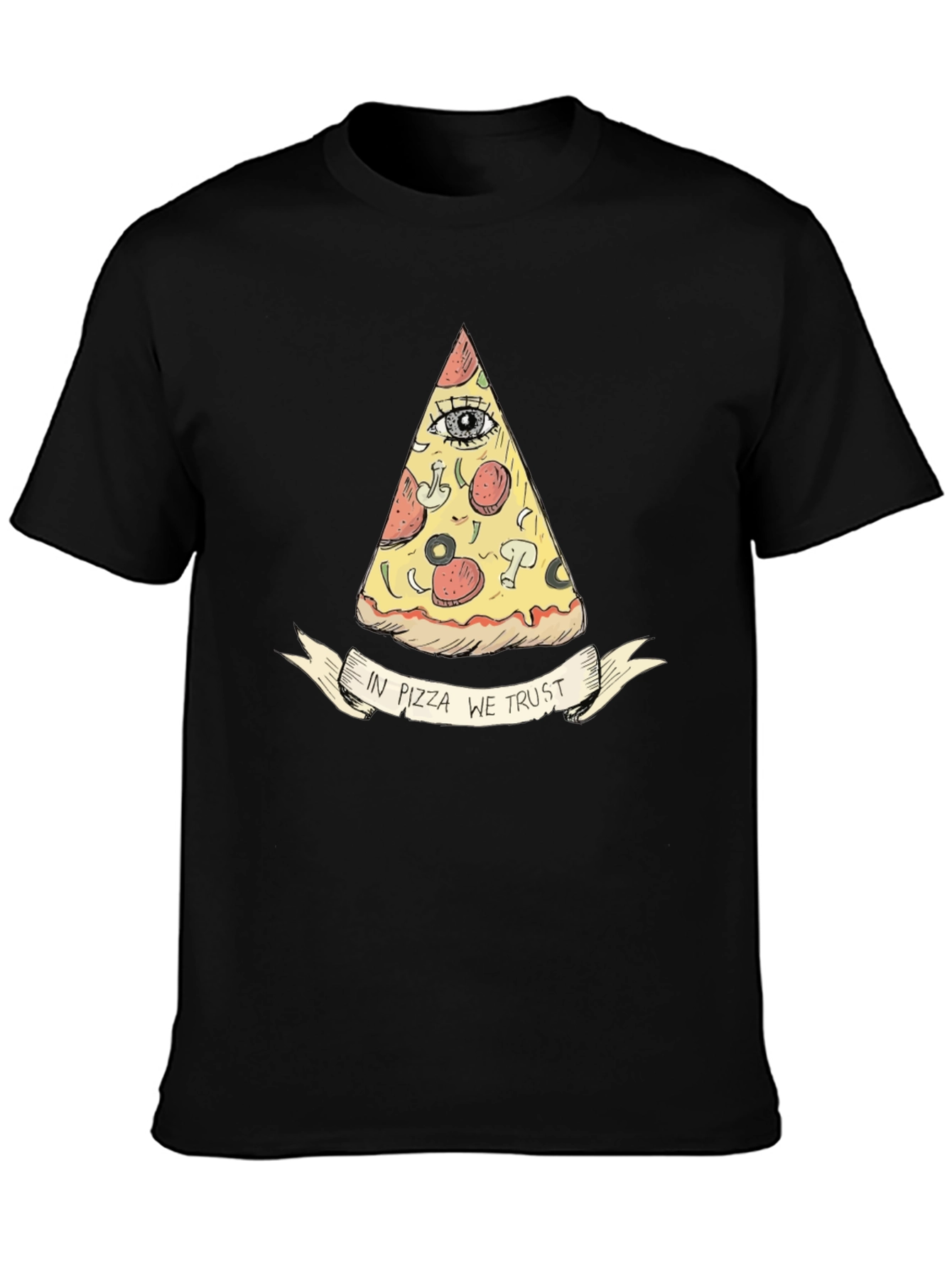 In Pizza We Trust Graphic T-Shirt