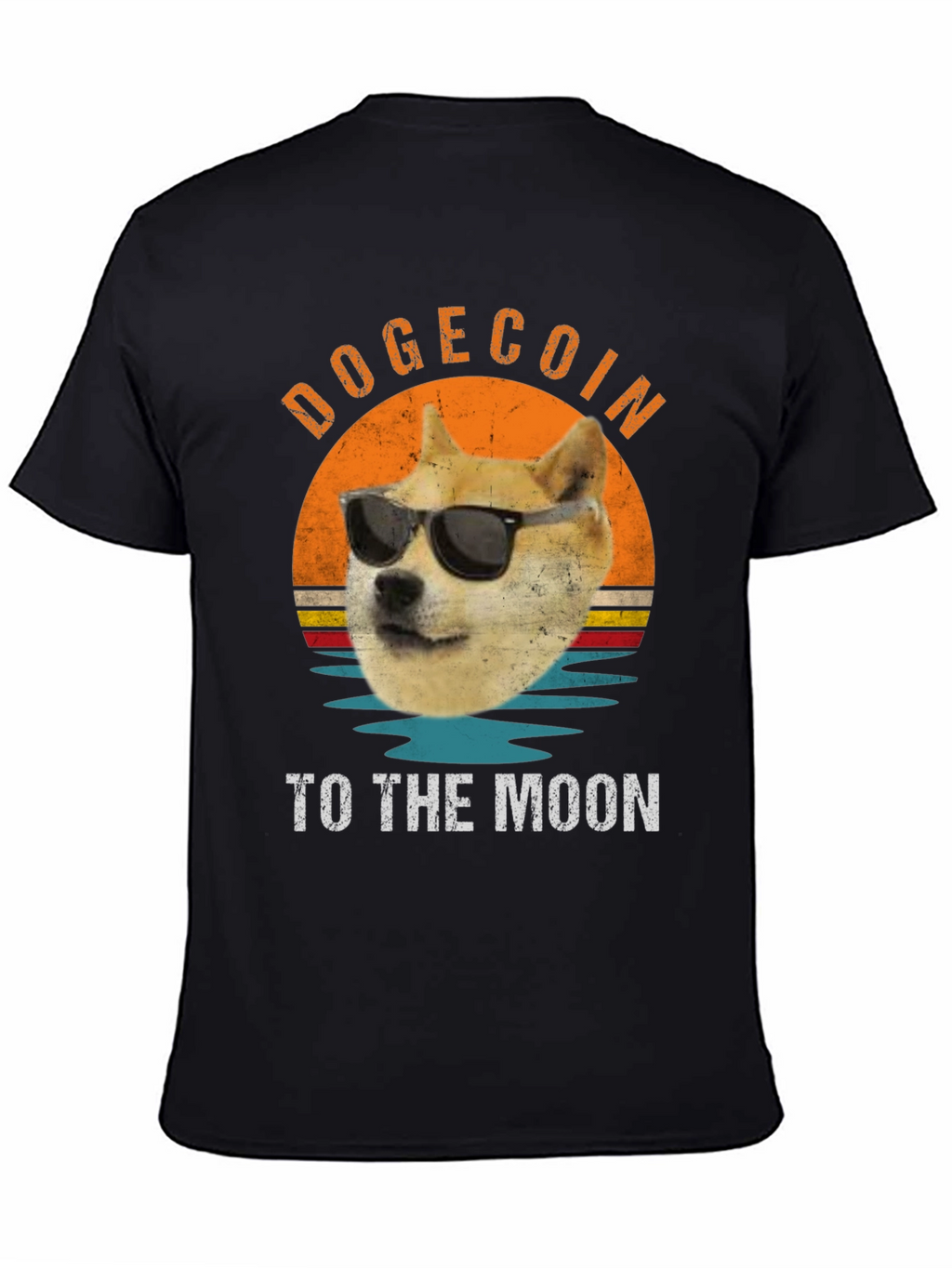 Dogecoin to the Moon T-Shirt - Crypto Meme Tee