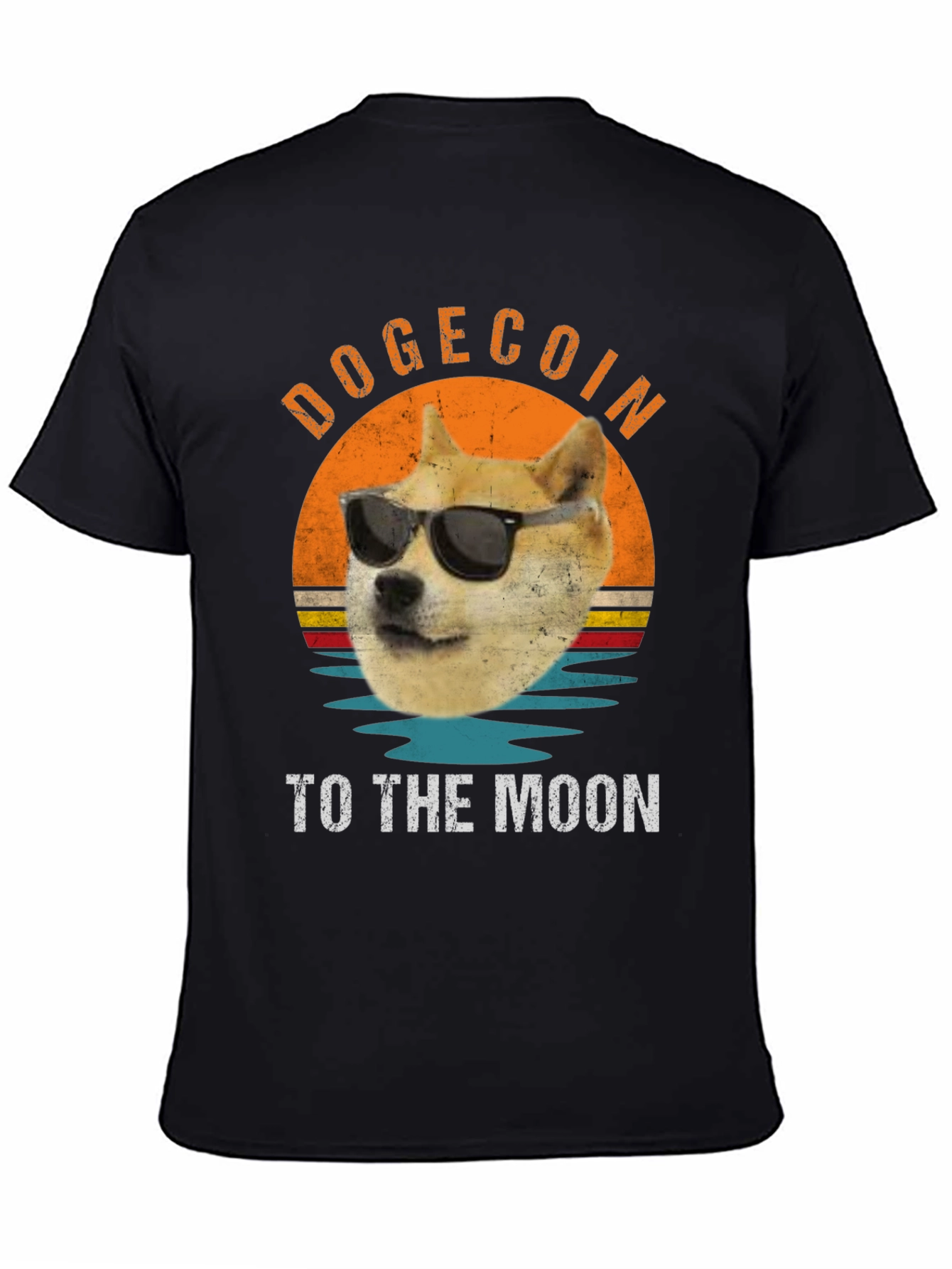 Dogecoin to the Moon T-Shirt - Crypto Meme Tee