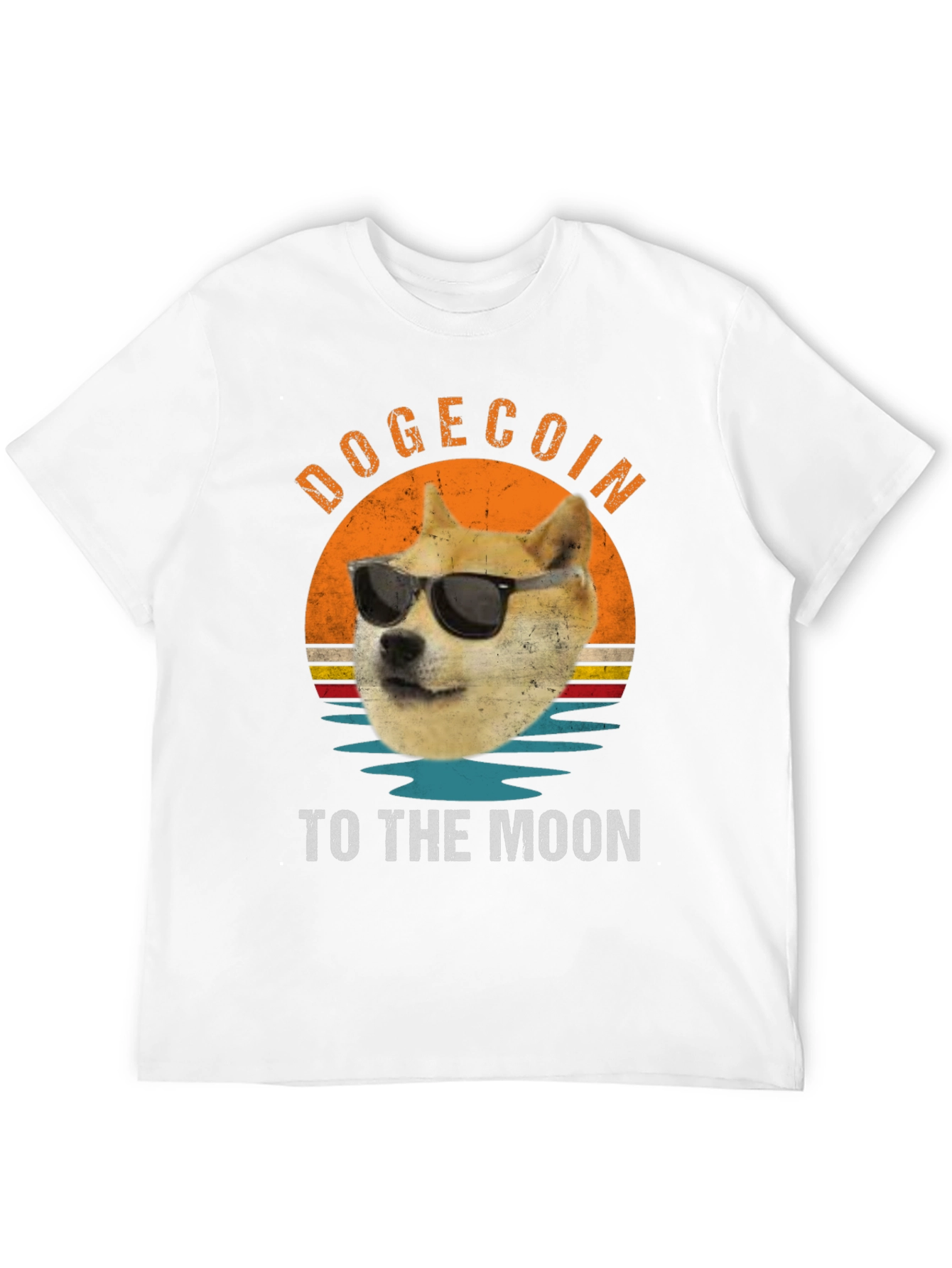 Dogecoin to the Moon T-Shirt - Crypto Meme Tee