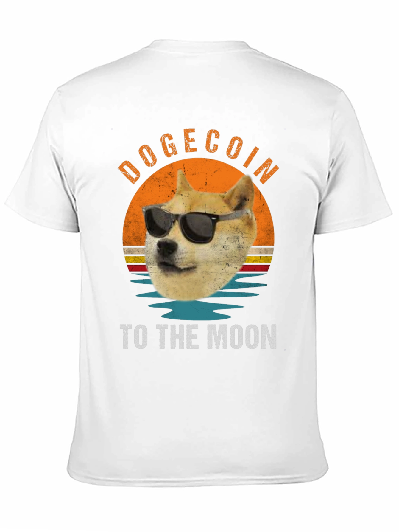 Dogecoin to the Moon T-Shirt - Crypto Meme Tee