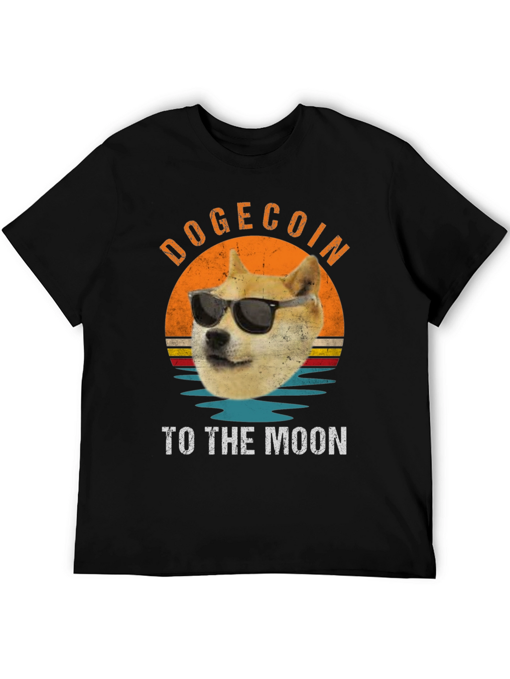 Dogecoin to the Moon T-Shirt - Crypto Meme Tee