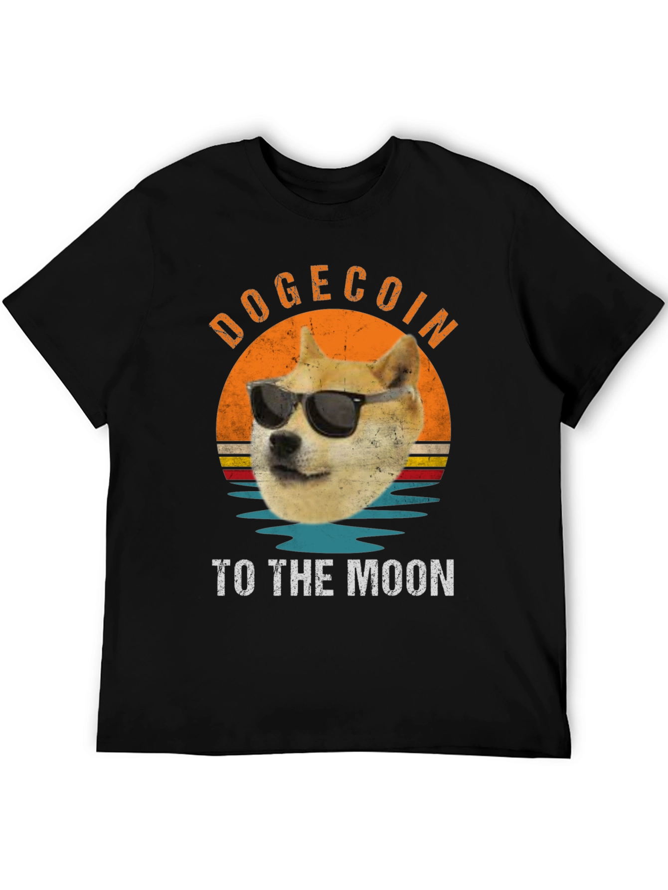 Dogecoin to the Moon T-Shirt - Crypto Meme Tee