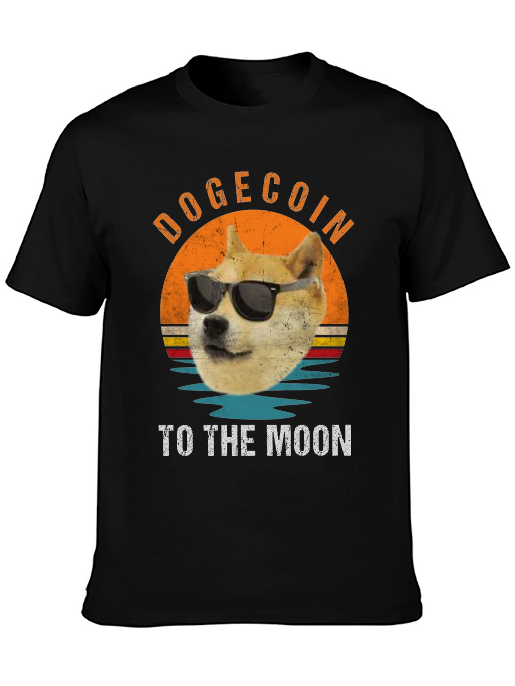 Dogecoin to the Moon T-Shirt - Crypto Meme Tee