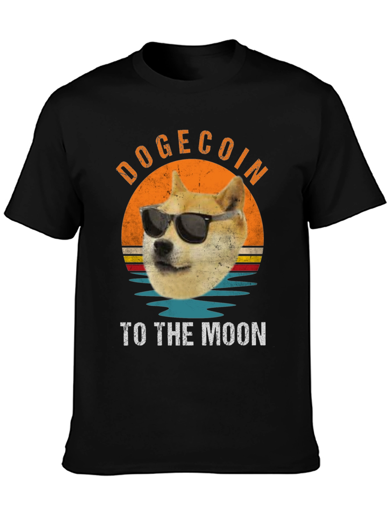 Dogecoin to the Moon T-Shirt - Crypto Meme Tee