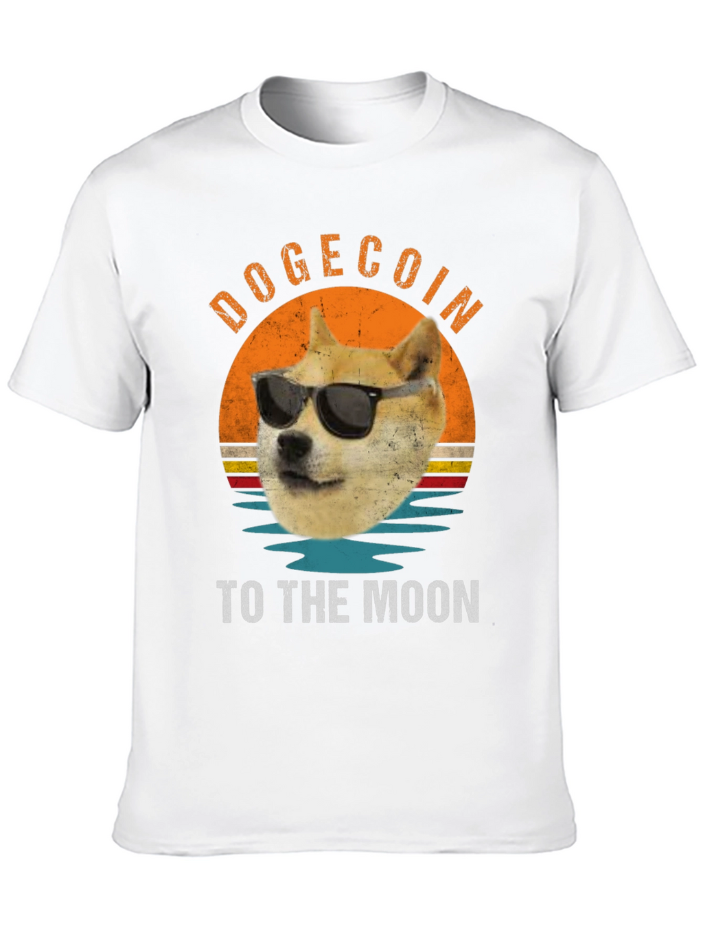 Dogecoin to the Moon T-Shirt - Crypto Meme Tee