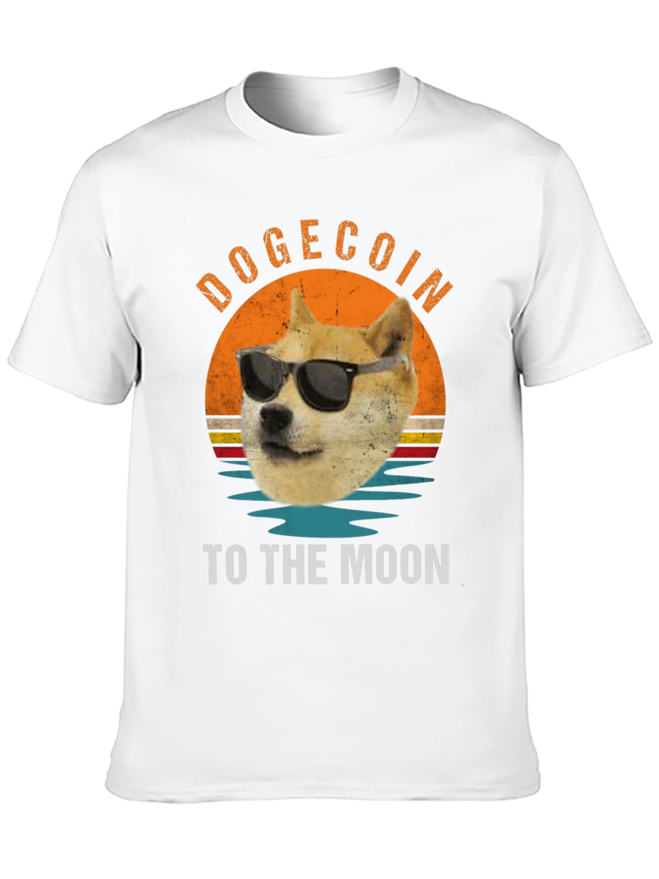 Dogecoin to the Moon T-Shirt - Crypto Meme Tee