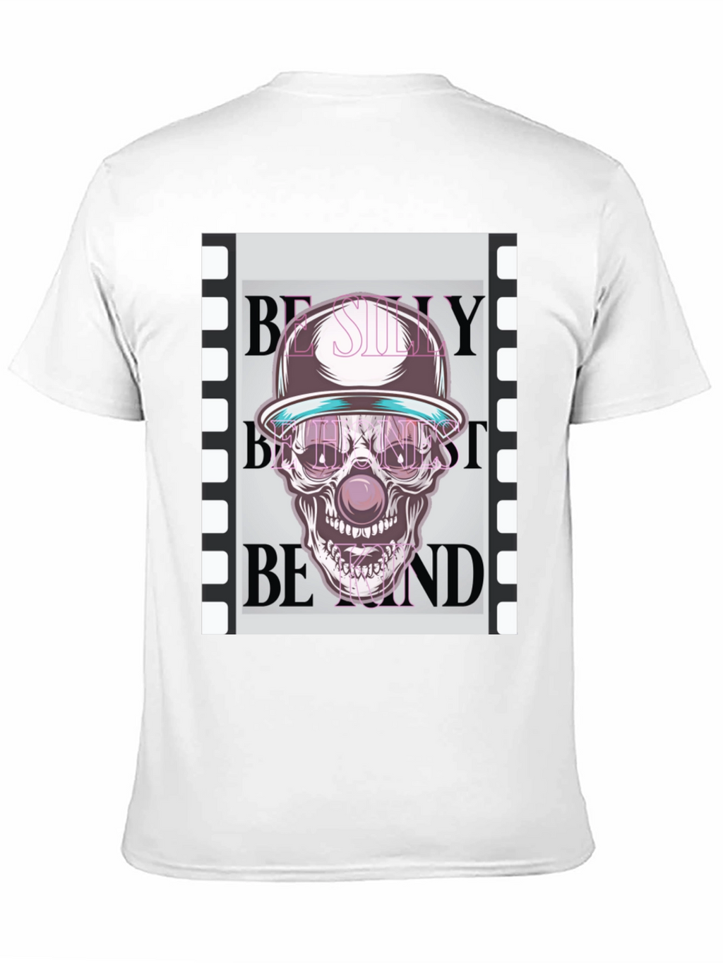 Skull Clown Graphic T-Shirt - Trendy Design