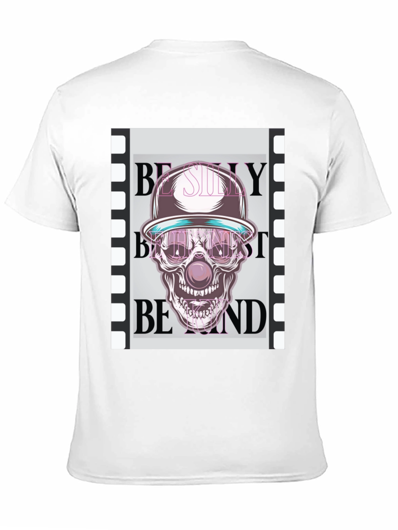 Skull Clown Graphic T-Shirt - Trendy Design