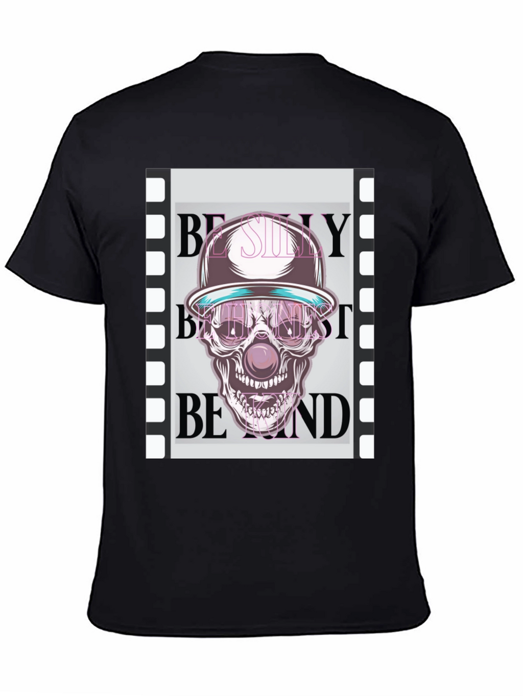 Skull Clown Graphic T-Shirt - Trendy Design