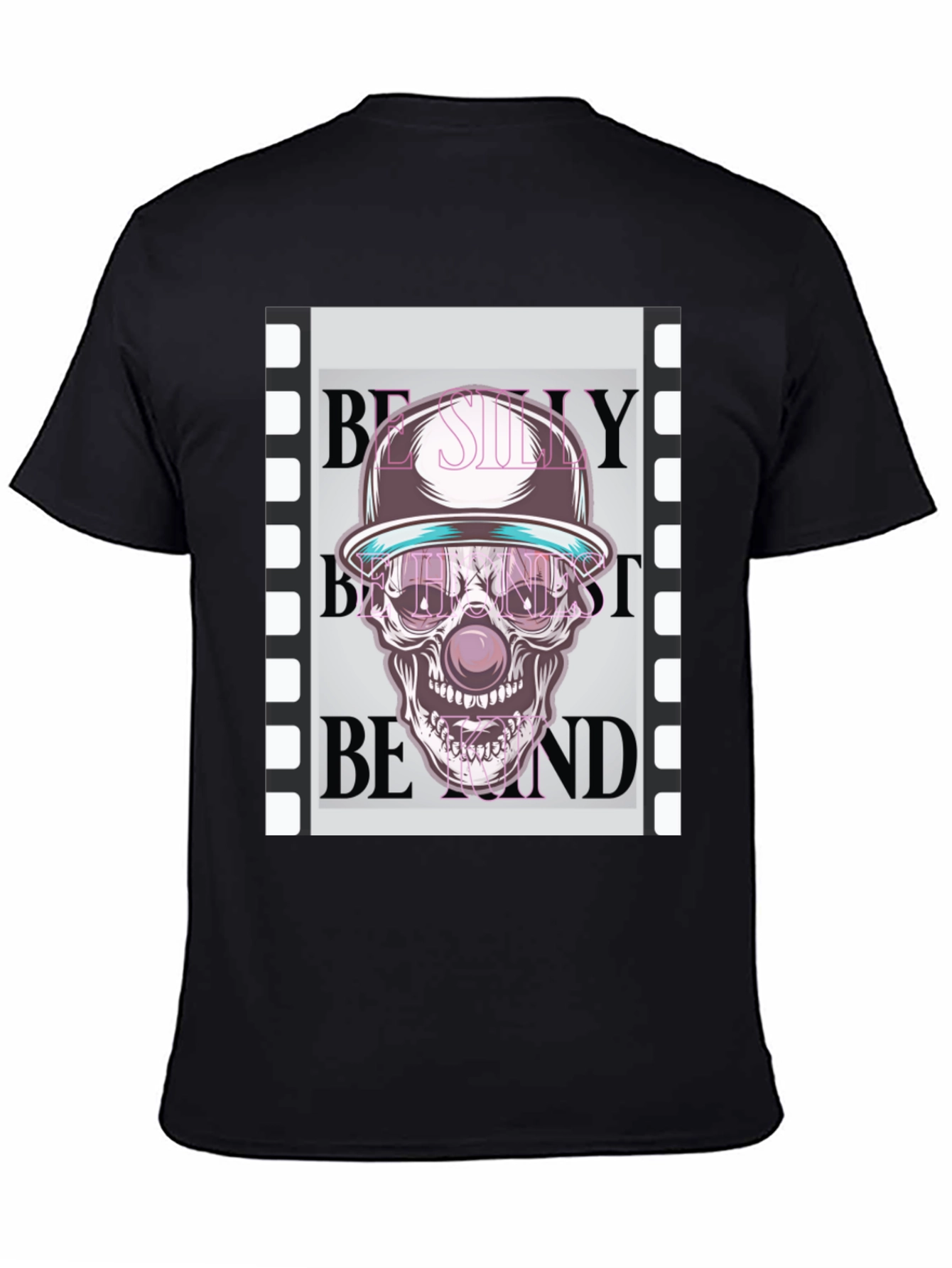 Skull Clown Graphic T-Shirt - Trendy Design