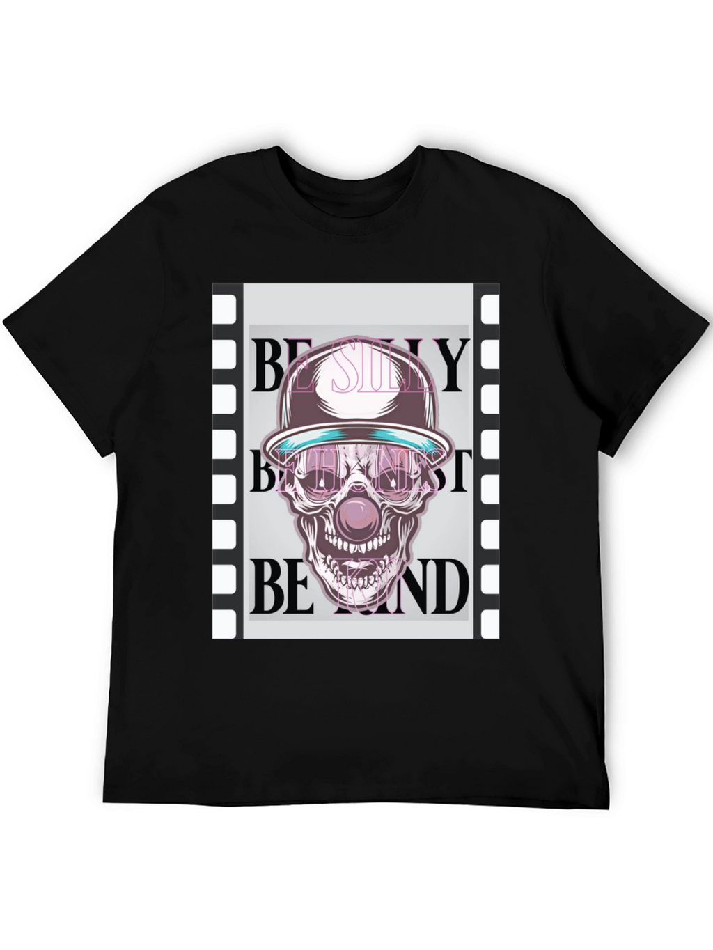 Skull Clown Graphic T-Shirt - Trendy Design