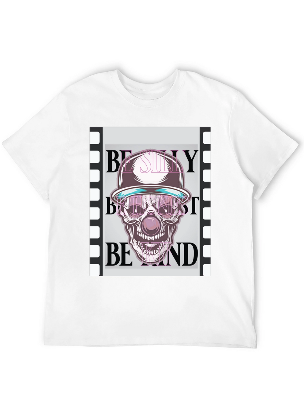 Skull Clown Graphic T-Shirt - Trendy Design