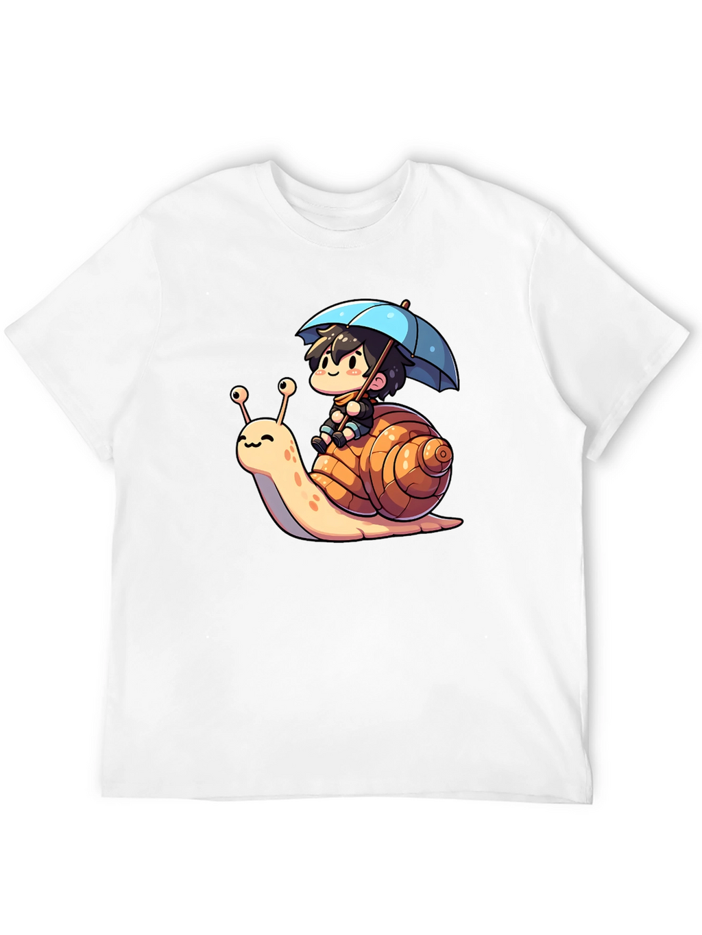 Cartoon Snail Ride T-Shirt