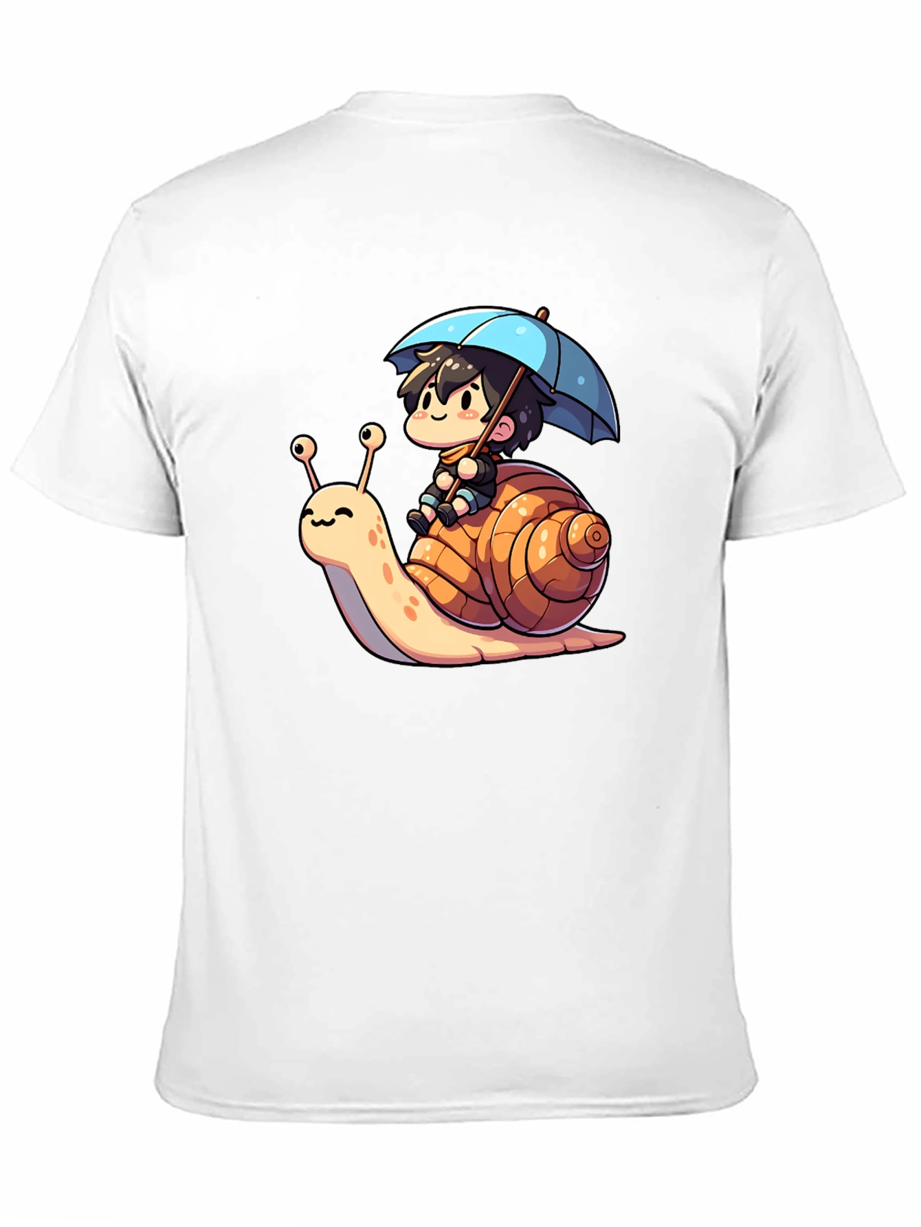 Cartoon Snail Ride T-Shirt
