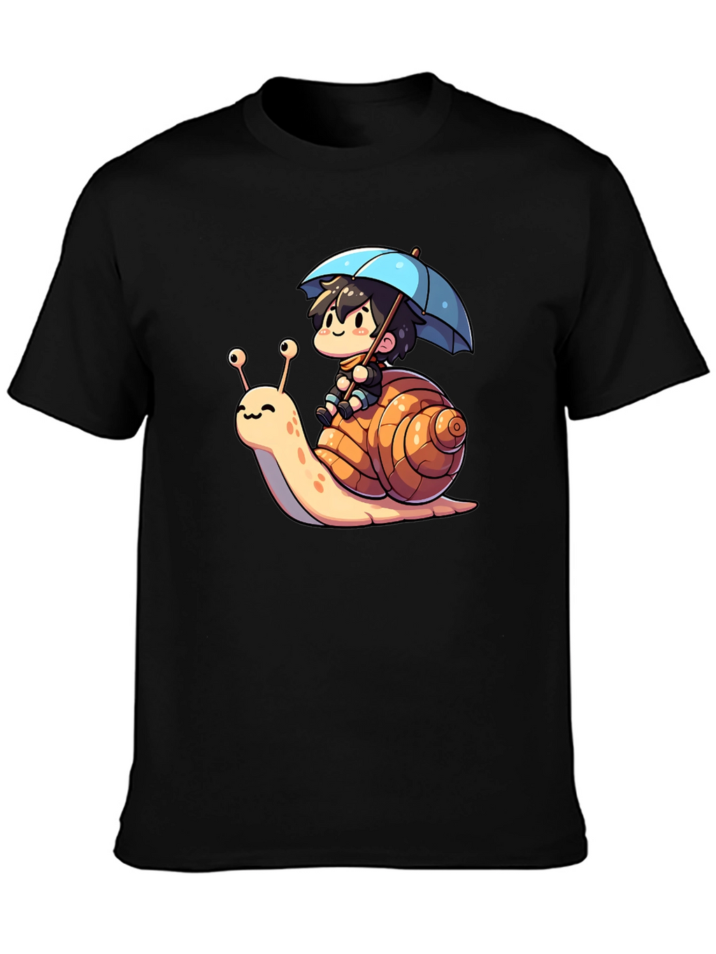 Cartoon Snail Ride T-Shirt