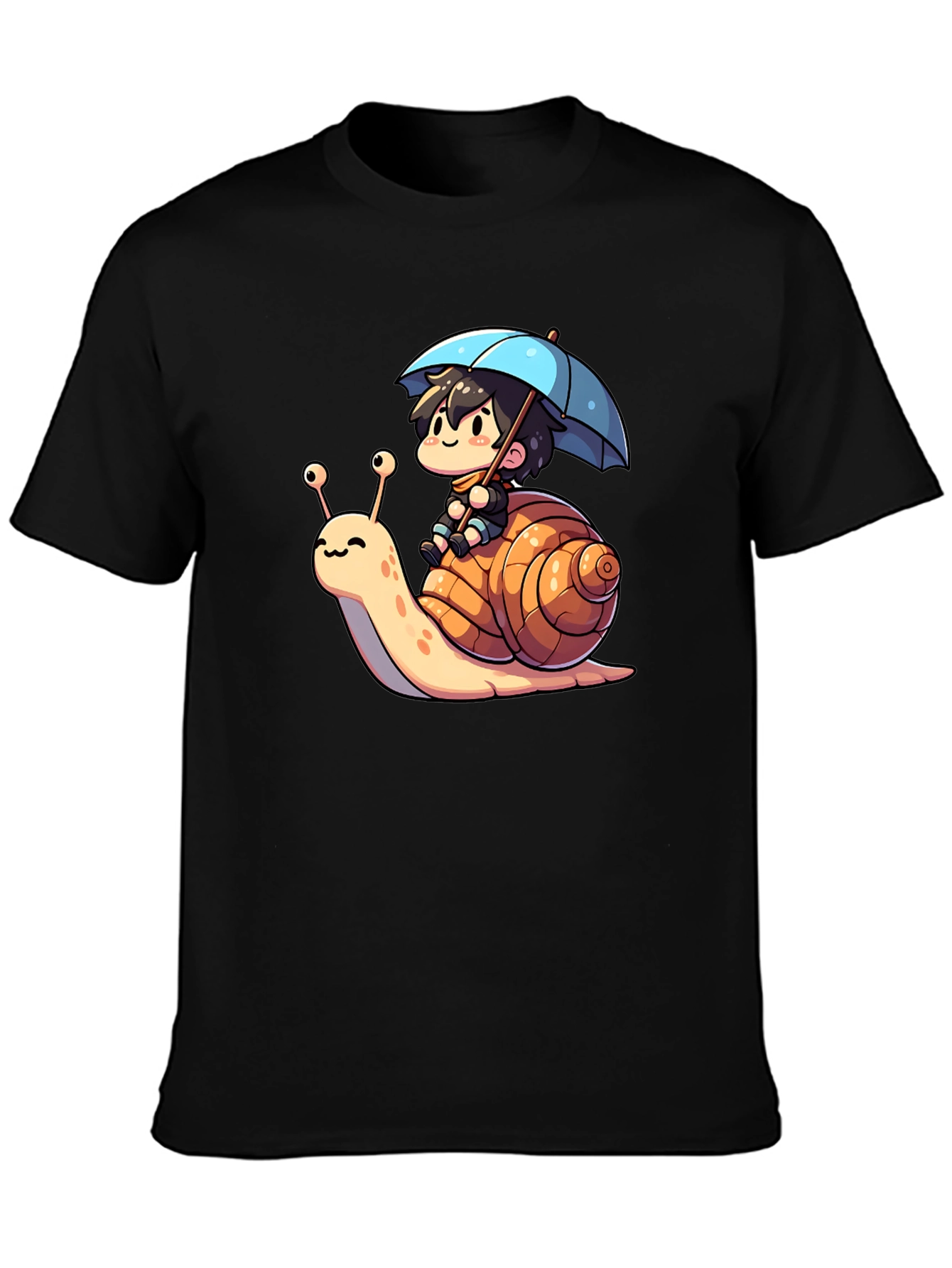 Cartoon Snail Ride T-Shirt