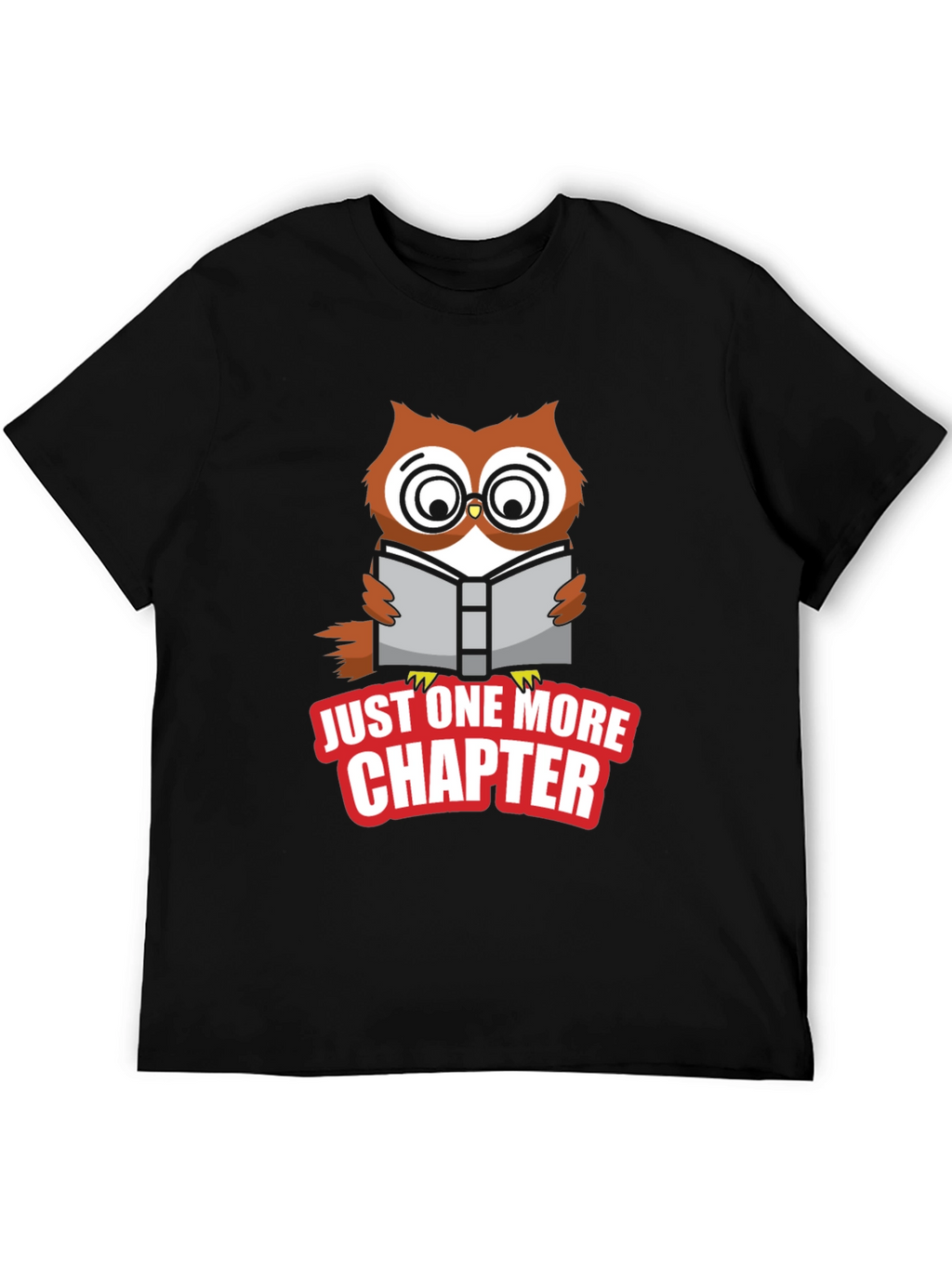 Just One More Chapter Owl Graphic Tee
