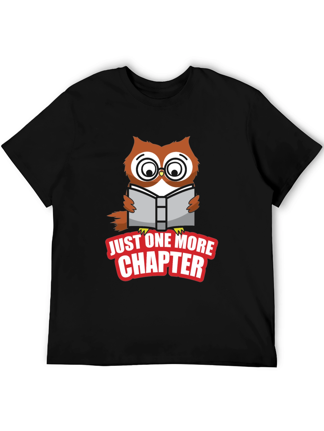 Just One More Chapter Owl Graphic Tee