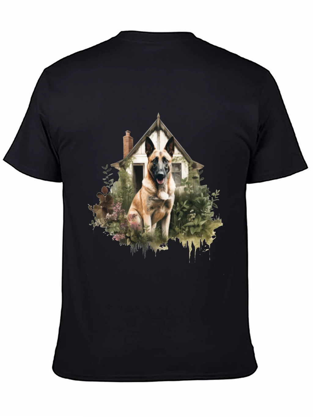 Dog & House Graphic Tee - Stylish Casual Wear