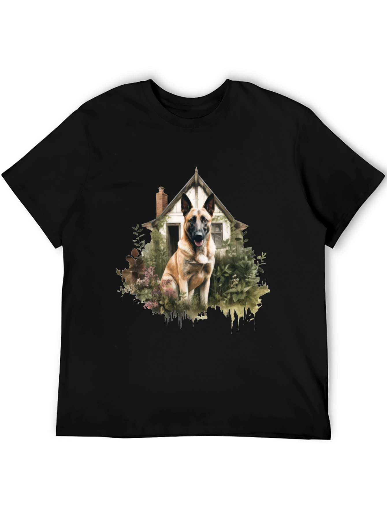 Dog & House Graphic Tee - Stylish Casual Wear