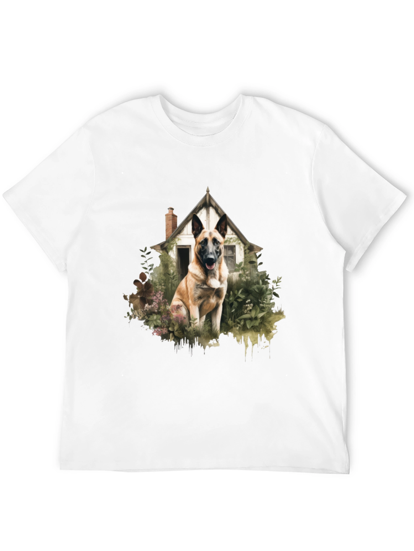 Dog & House Graphic Tee - Stylish Casual Wear