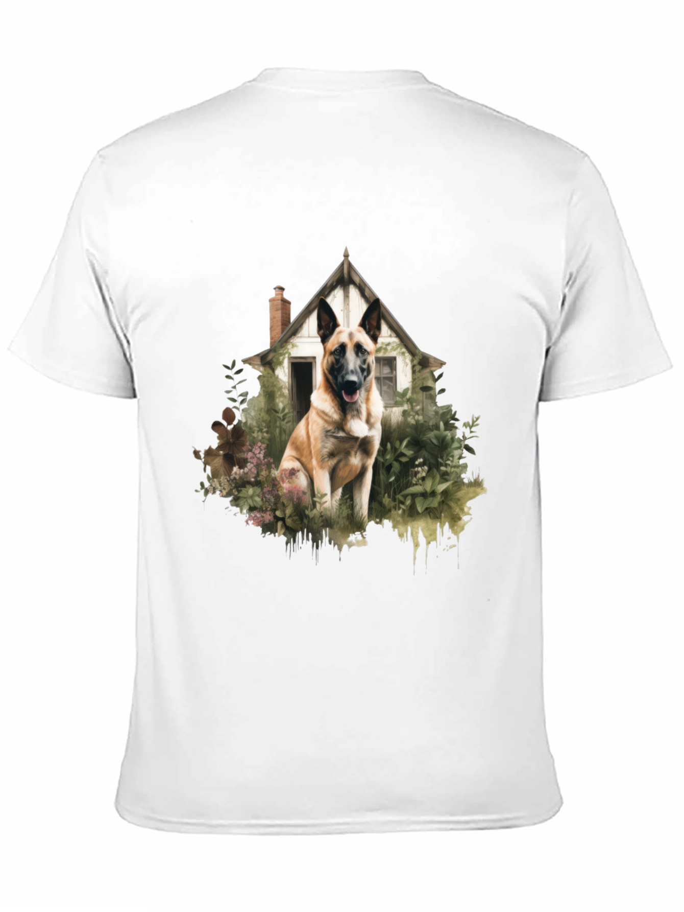 Dog & House Graphic Tee - Stylish Casual Wear